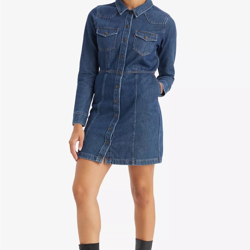 Levi's Flynn Western Denim Dress